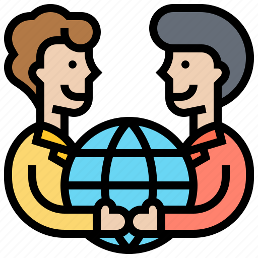 Agreement, contract, corporation, partnership, worldwide icon - Download on Iconfinder