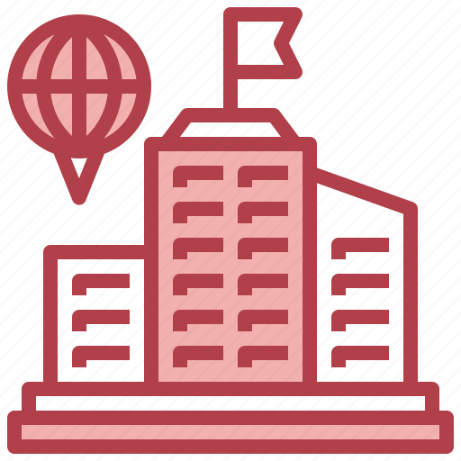 Global, business, headquarter, architecture, city, urban, building icon - Download on Iconfinder