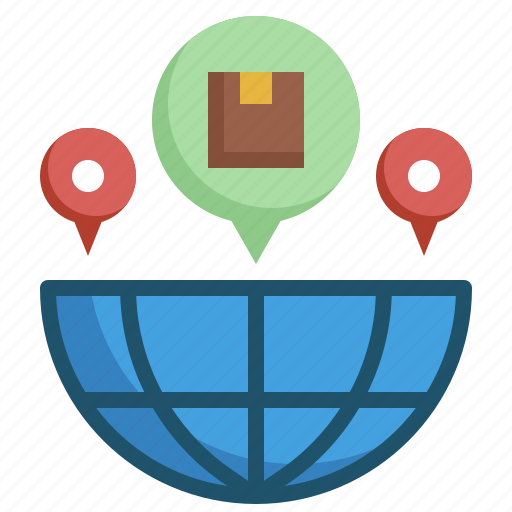 Global, business, distribution, shipping, delivery, international, package icon - Download on Iconfinder