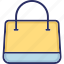 shopping bag, shopper bag, tote bag, supermarket bag, grocery bag 