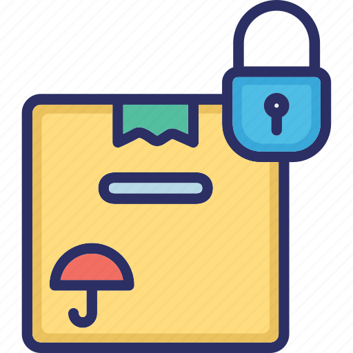 Secure shipping, shipping, protected box, package icon - Download on Iconfinder