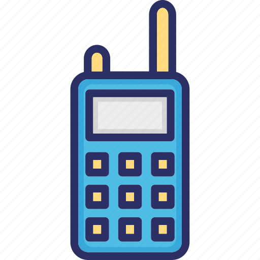 Walkie talkie, police radio, radio transceiver, intercom, cordless phone icon - Download on Iconfinder