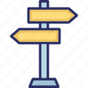 guidepost, signpost, direction post, direction arrows, finger post