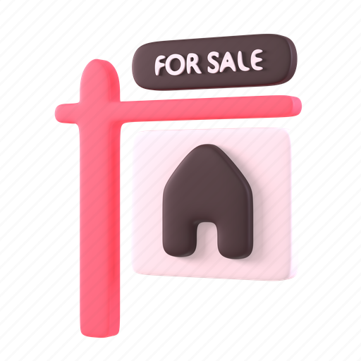 Property, sale 3D illustration - Download on Iconfinder