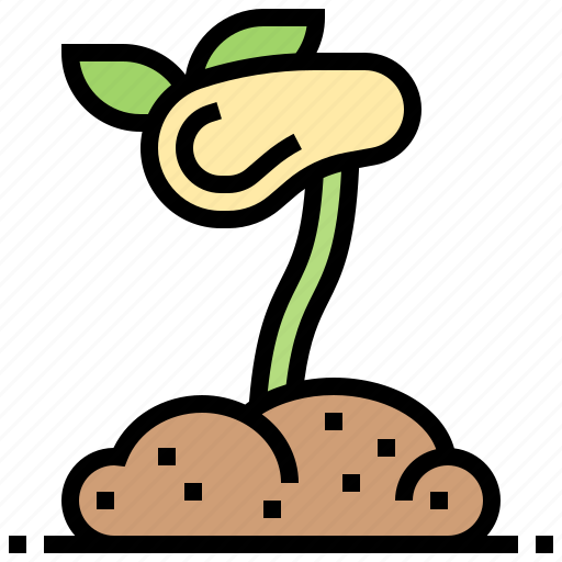 Growth, sapling, seed, soil, sprout icon - Download on Iconfinder