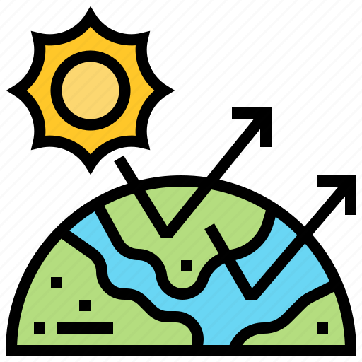 Effect, global, greenhouse, warming, world icon - Download on Iconfinder