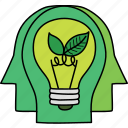 think, eco, green, growth, thinking, thought, mind