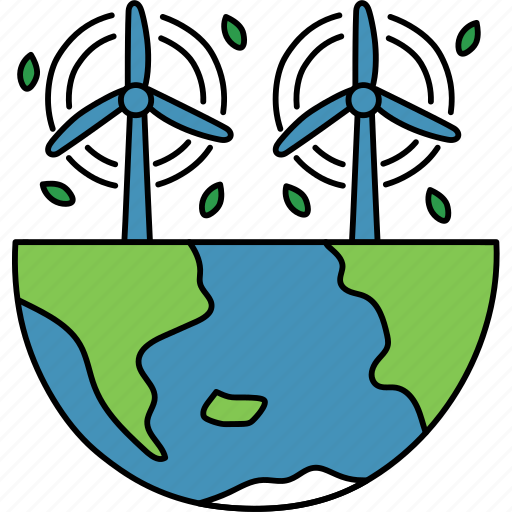 Energy, power, turbine, wind, green, ecology, environment icon - Download on Iconfinder