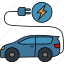 car, electric, ev, vehicle, electricity, automobile, transportation, energy, charge 