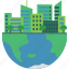 green, city, building, town, save, planet, environmental 