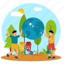 cleaning, earth, environment, volunteer, ecology, world, green, washing, globe