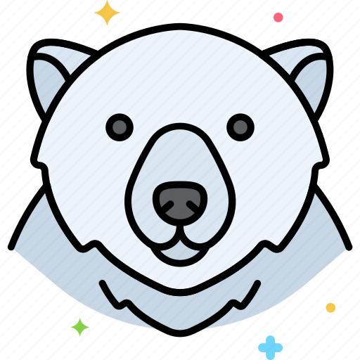 Polar, bear, animal, nature, alaska icon - Download on Iconfinder