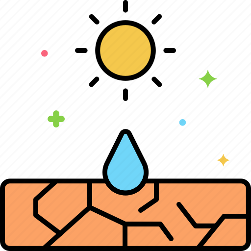 Water, scarcity, nature, ecology icon - Download on Iconfinder