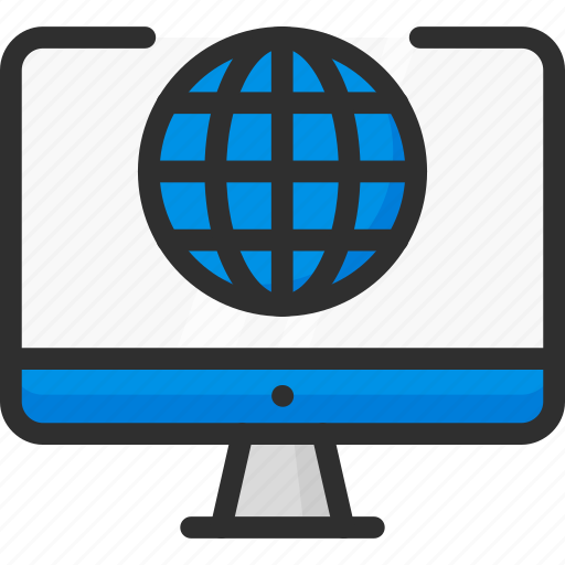 Computer, earth, globe, monitor, screen, world icon - Download on Iconfinder