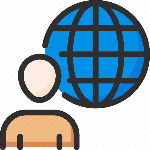 Earth, globe, man, user, world icon - Download on Iconfinder