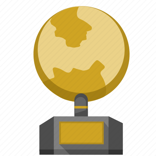 Geo, globe, gold, monument icon - Download on Iconfinder