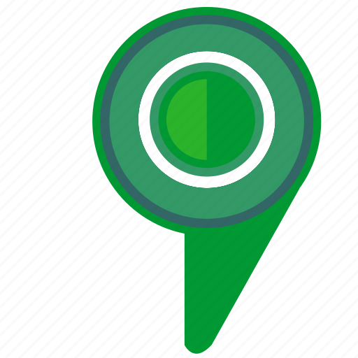 Geo, green, location, pointer icon - Download on Iconfinder