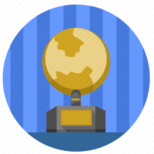 Globe, gold, home, monument icon - Download on Iconfinder