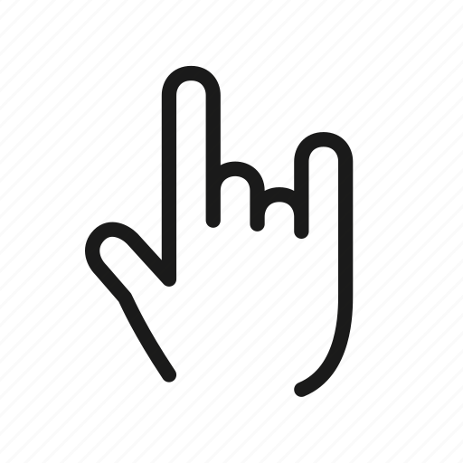 Back, rock, gesture, hand, media, music, play icon - Download on Iconfinder