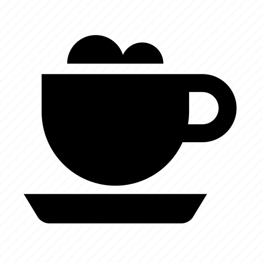 Coffee, cup, foam, tray, drink, hot icon - Download on Iconfinder