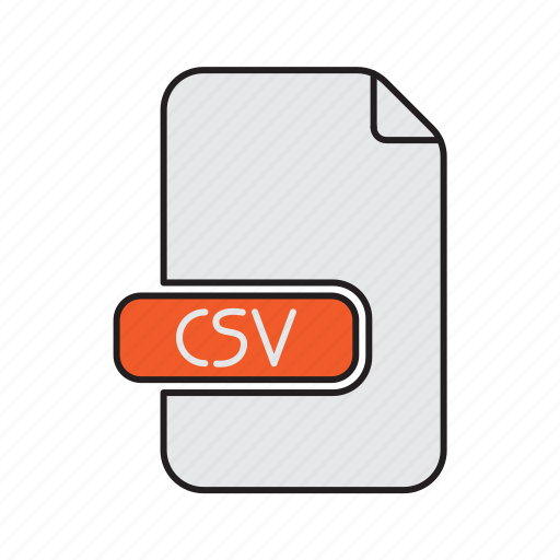 Csv, data, extension, file, tabular, type icon - Download on Iconfinder