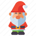 christmas, gnome, beard, dwarf