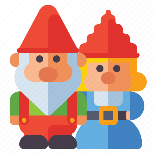 Gnome, male, female, dwarf icon - Download on Iconfinder