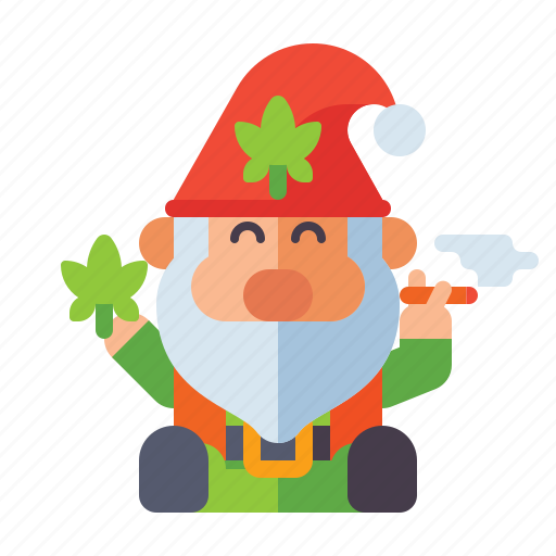 Gnome, cannabis, leaf, dwarf icon - Download on Iconfinder