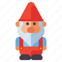 gnome, male, dwarf, elf
