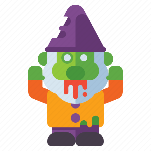 Halloween, gnome, zombie, dwarf icon - Download on Iconfinder