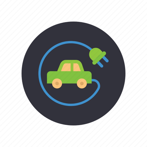 Electric car, energy, gogreen, nature, no emision, transportation icon - Download on Iconfinder