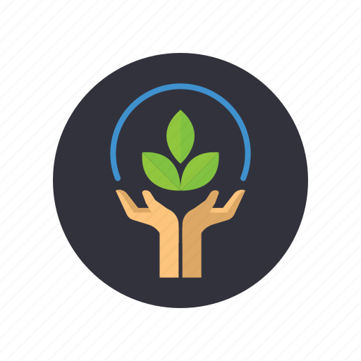 Gogreen, hand, nature, plant, save, save the plant, tree icon - Download on Iconfinder