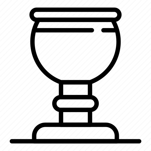 Cup, first, leadership, prize, retro, silhouette, sport icon - Download on Iconfinder