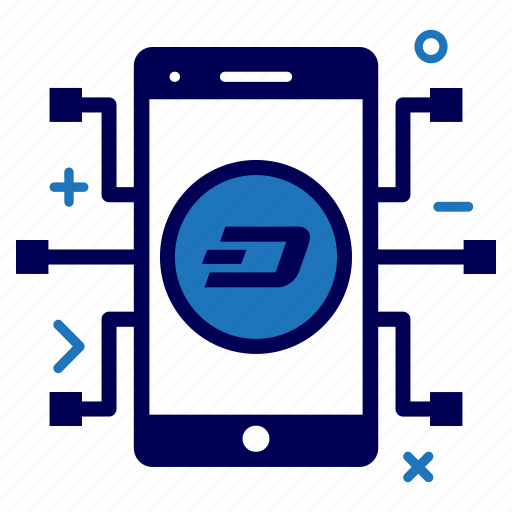 App, crypto, currency, dash, dashcoin, mobile, money icon - Download on Iconfinder