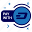 crypto, currency, dash, dashcoin, money, pay, with 