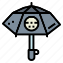 golf, umbrella, protection, brolly