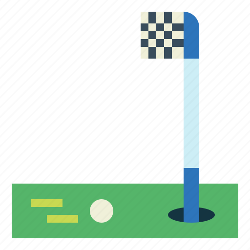 Golf, course, flag, hole, golfing icon - Download on Iconfinder