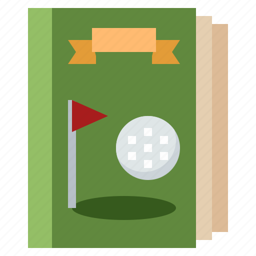 Book, sports, golf, ball, competition icon - Download on Iconfinder