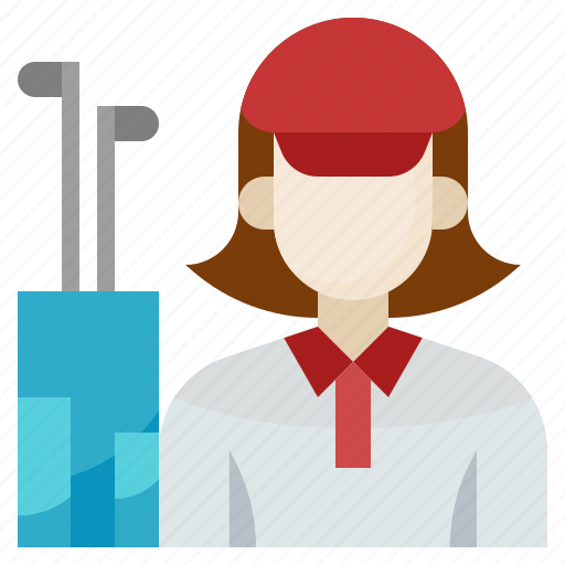 Golf, caddy, professions, jobs, sports, people icon - Download on Iconfinder