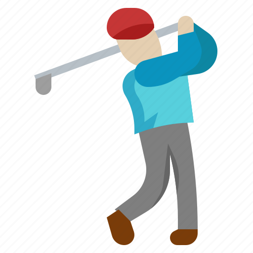 Player, sports, competition, golf, man icon - Download on Iconfinder