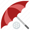 umbrella, sports, golf, protection, club