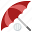 umbrella, sports, golf, protection, club 