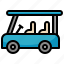 golf, cart, vehicle, transport, transportation 