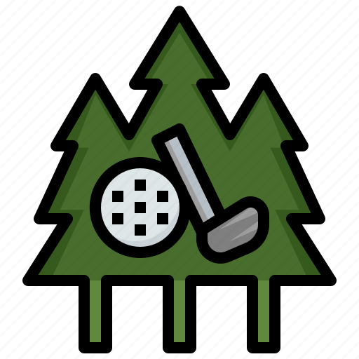 Tree, forest, sports, golf, competition icon - Download on Iconfinder
