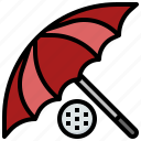 umbrella, sports, golf, protection, club