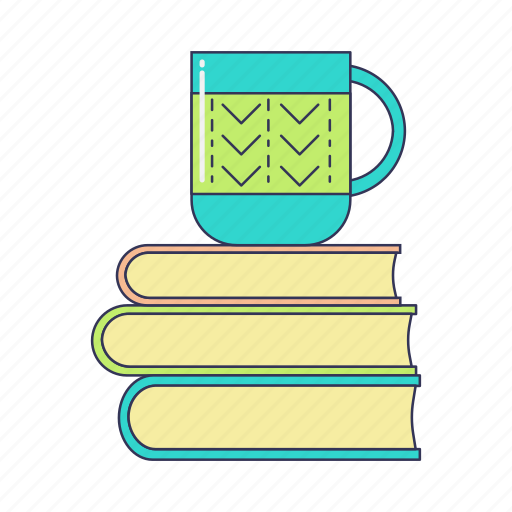 Books, coffee, education, morning, mug, pile of books, study icon - Download on Iconfinder