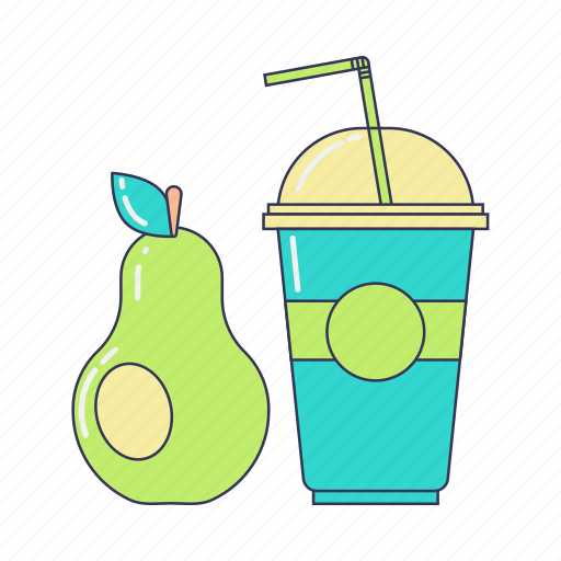 Breakfast, food, fresh, healthy food, pear, smoothie, smoothie cup icon - Download on Iconfinder