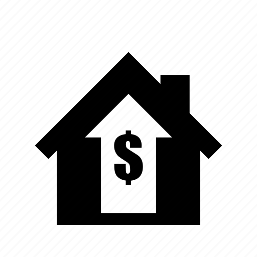 House, increasing, price, building, property, real estate, sale icon - Download on Iconfinder