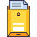 document, envelope, message, file, data, delivery, shipping, package, box