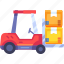 forklift, vehicle, warehouse, logistics, distribution, delivery, shipping, package, box 